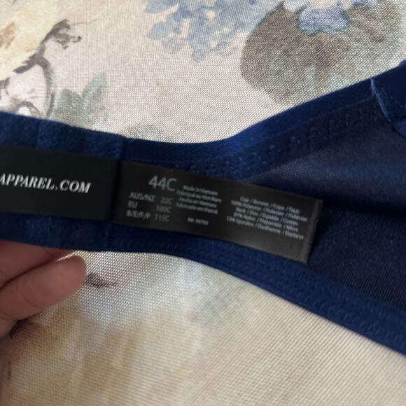 NWT Dominique Mystique Comfort Fit Seamless Minimizer Bra Size 44C Navy Blue - Picture 9 of 11